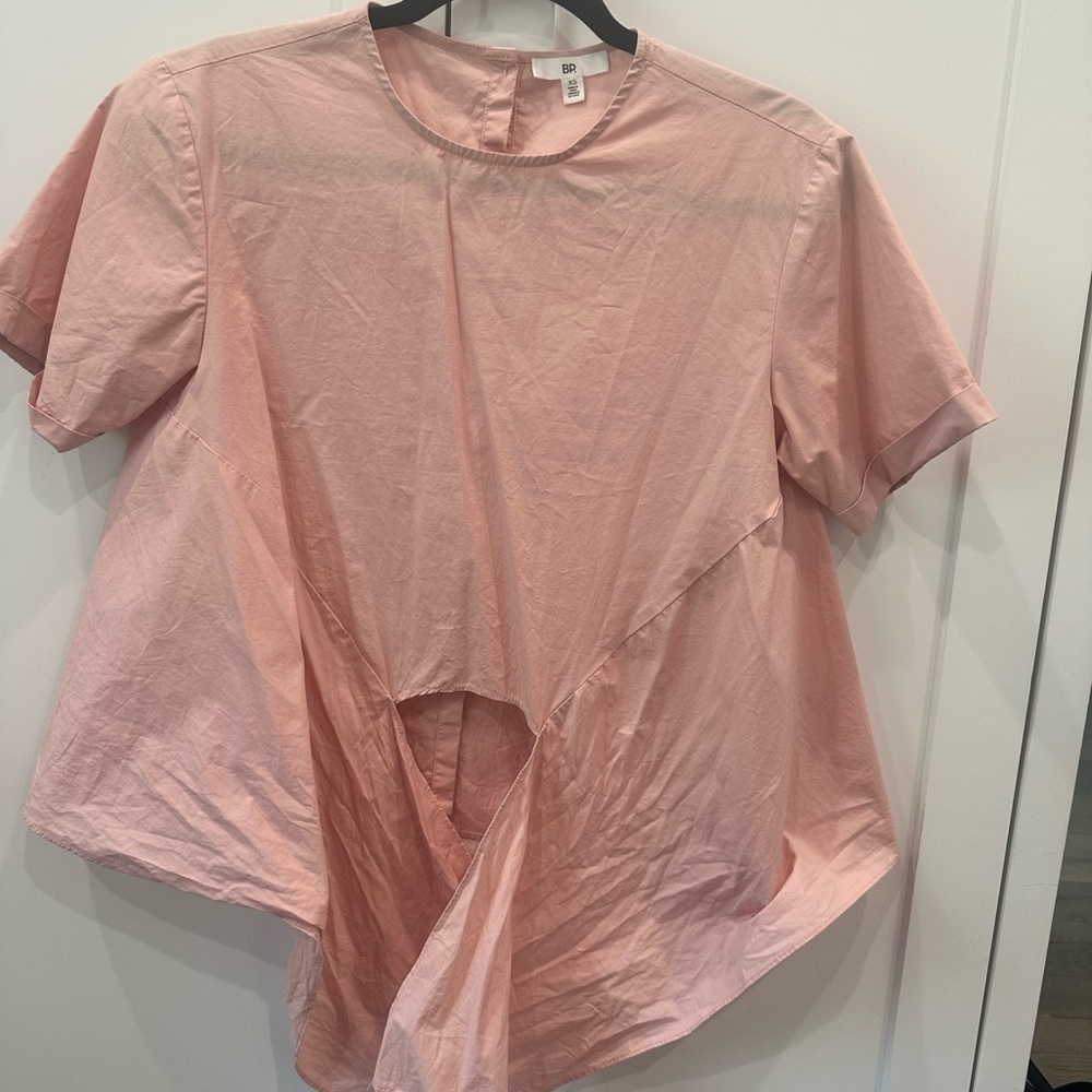 BP Pink Knot Tie Front Top - Picture 5 of 7